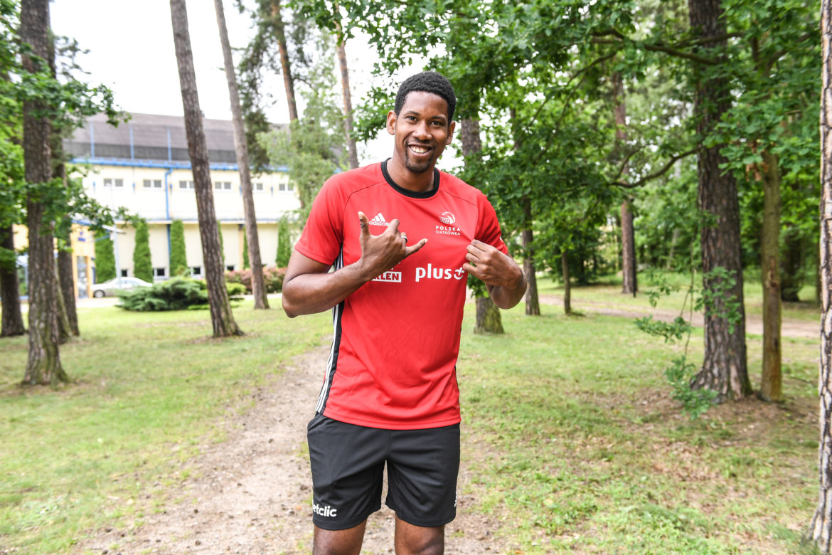 Wilfredo Leon na zgrupowaniu siatkarzy w Spale
