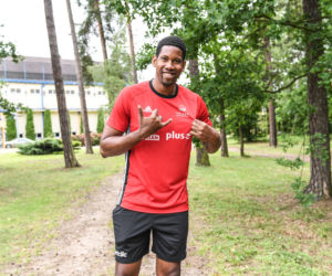 Wilfredo Leon na zgrupowaniu siatkarzy w Spale