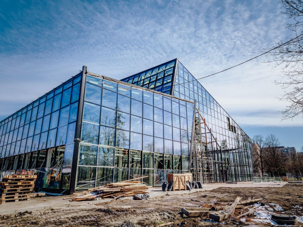 Budowa Egzotarium w Sosnowcu
