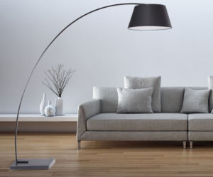 Szara, nowoczesna sofa