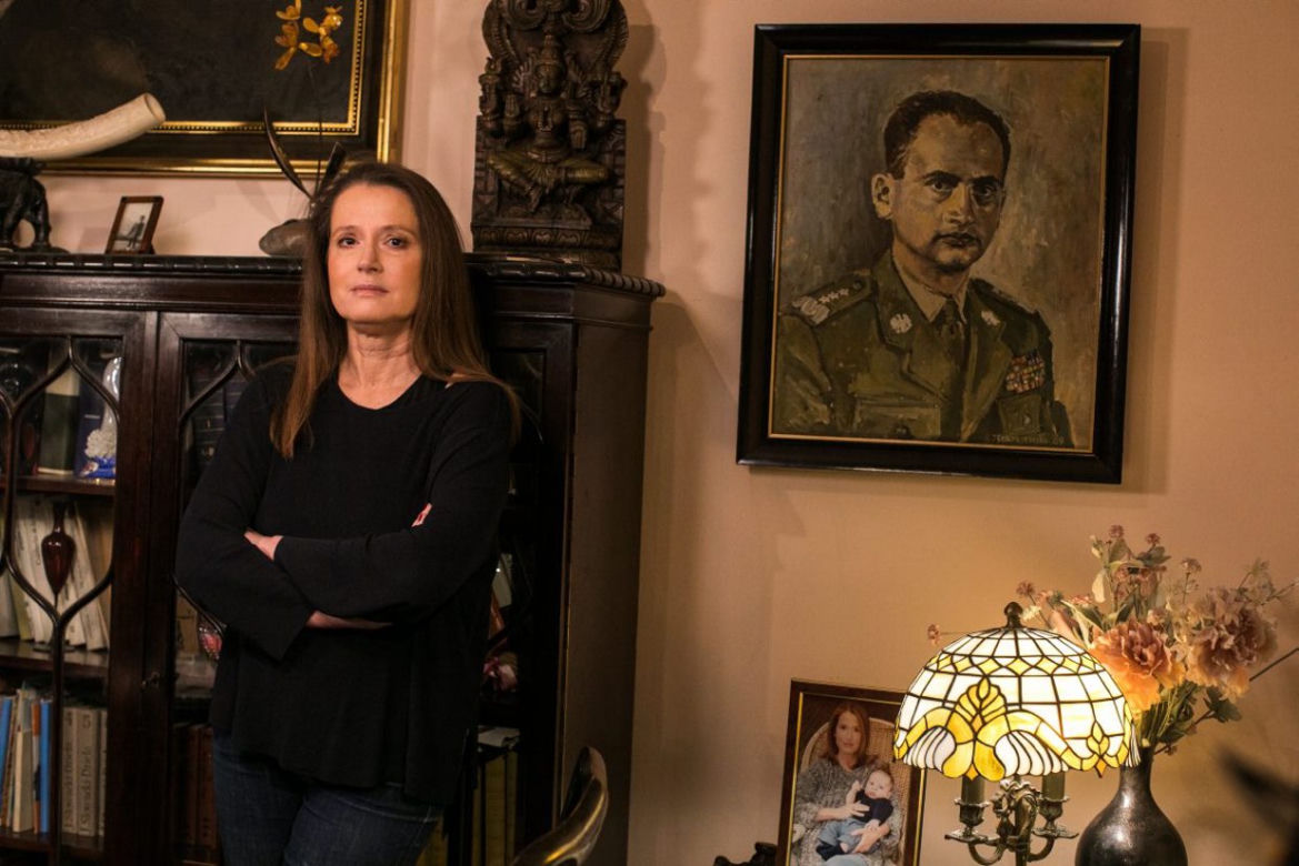 Monika Jaruzelska w domu gen. Wojciecha Jaruzelskiego