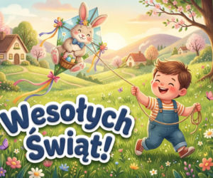 Kartka świąteczna na Wielkanoc