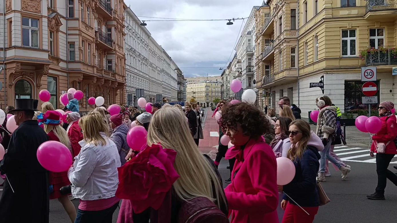 Marsz Różowej Wstążki w Szczecinie