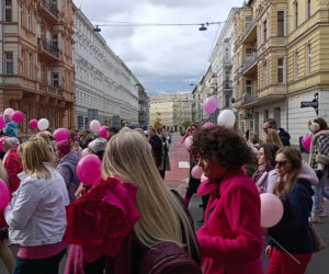 Marsz Różowej Wstążki w Szczecinie