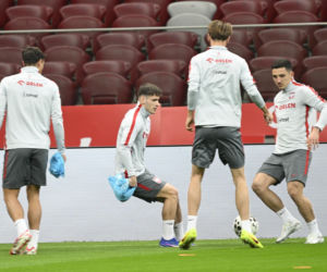 Trening reprezentacji Polski w Warszawie przed meczem z Albaną