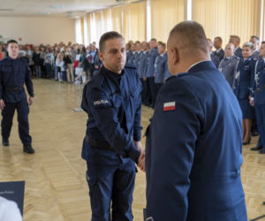 Młodzi policjanci złożyli w Bydgoszczy ślubowanie 