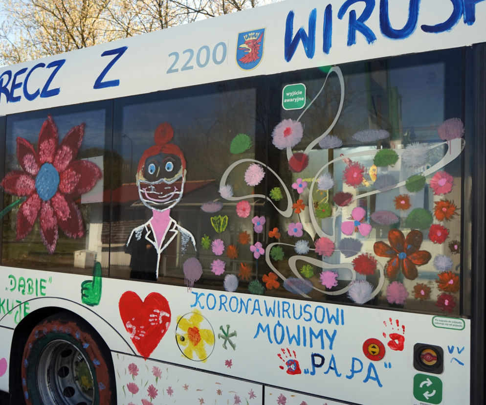Autobusy z podziękowaniami
