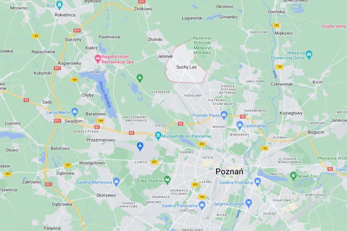 Miejsce 9. Suchy Las, woj. wielkopolskie
