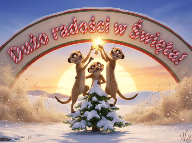 Piękne i radosne kartki świąteczne na Boże Narodzenie 2025