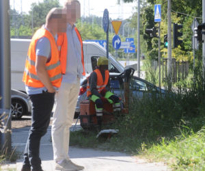 Kierowcy wściekli w korku a na budowie pusto