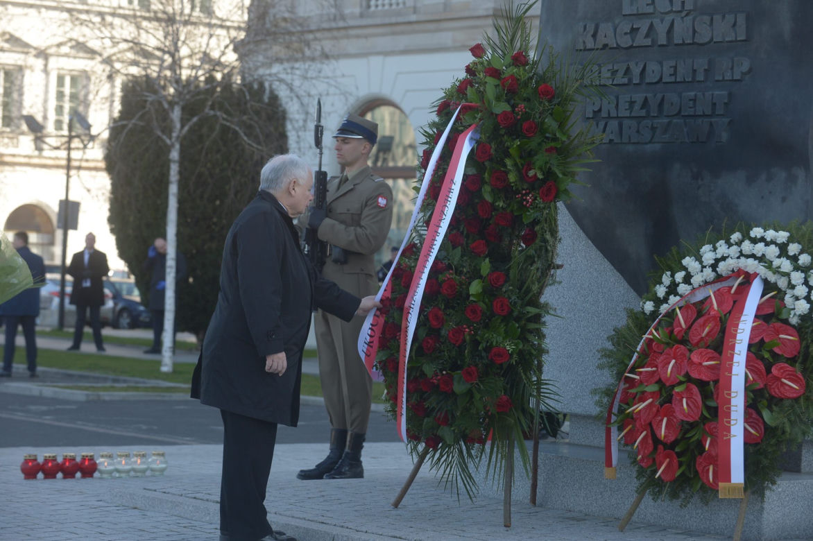  Jarosław Kaczyński w 10. rocznicę katastrofy smoleńskiej 