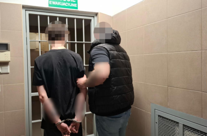 Mężczyzna zatrzymany przez policjantów