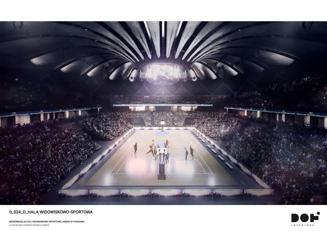 Koncepcja wnętrza Areny po remoncie