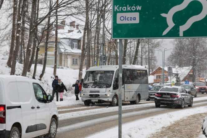 Trudne warunki drogowe w Polsce