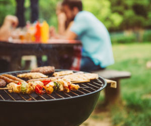 Grill w ogrodzie