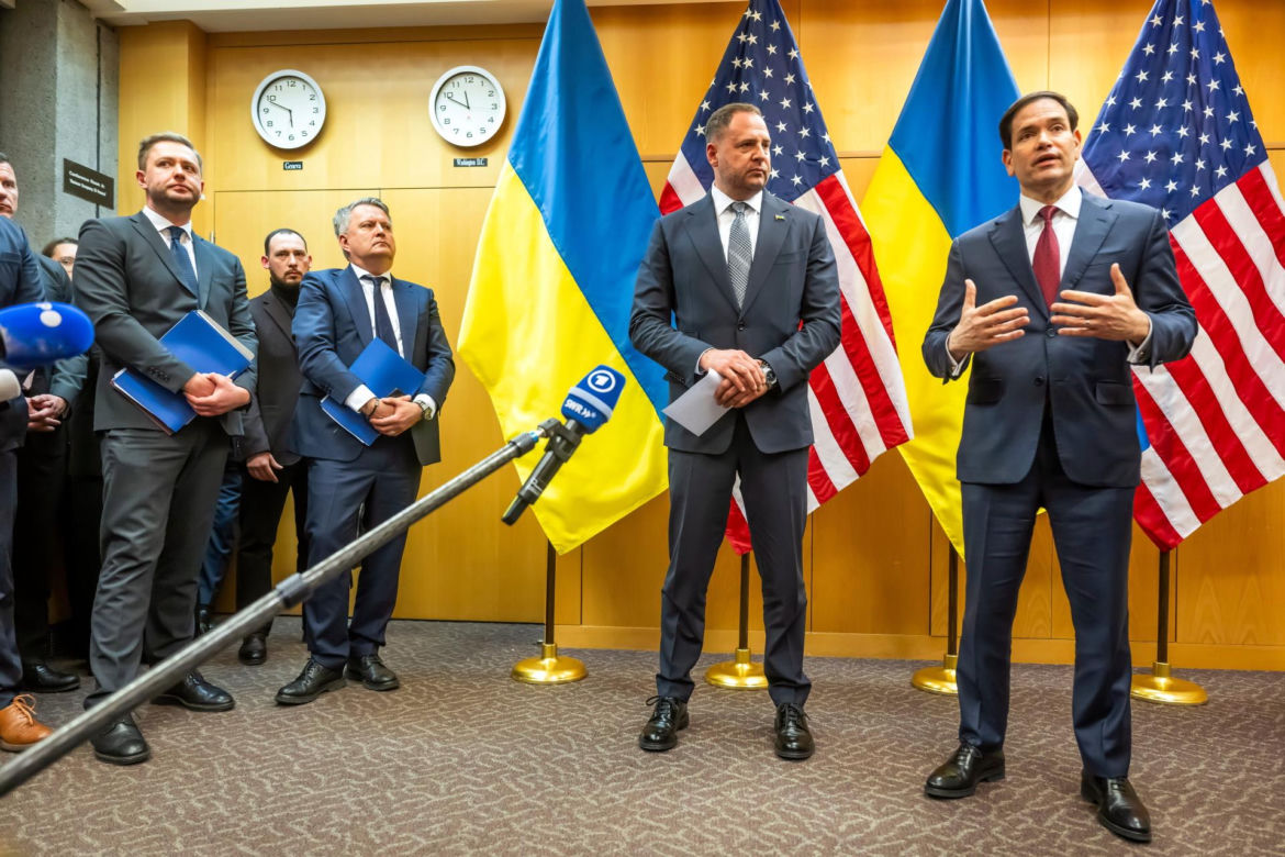 Genewa. Spotkania europejskich liderów ws. wojny w Ukrainie.