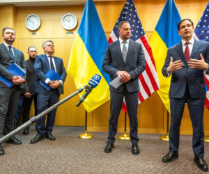 Genewa. Spotkania europejskich liderów ws. wojny w Ukrainie.