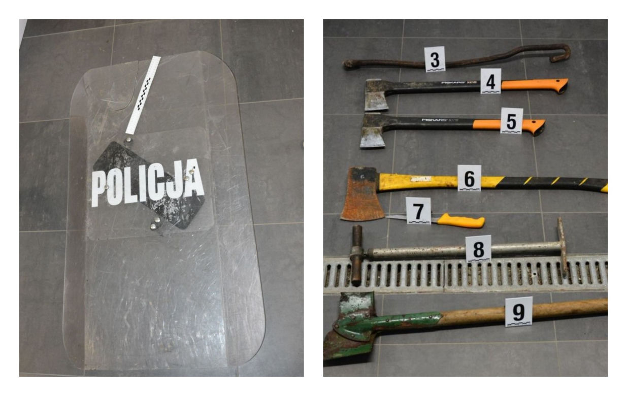 Gmina Pruchnik. Bracia zaatakowali siekierami policjantów [GALERIA]