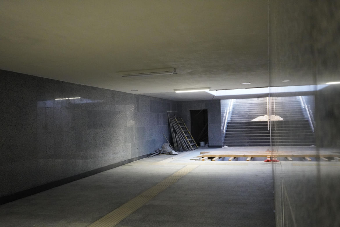 Tunel pieszo-rowerowy przy dworcu PKP w Białymstoku