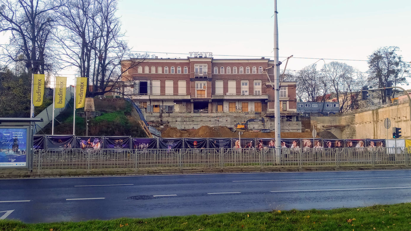 Rozbudowa Teatru Polskiego - listopad 2020