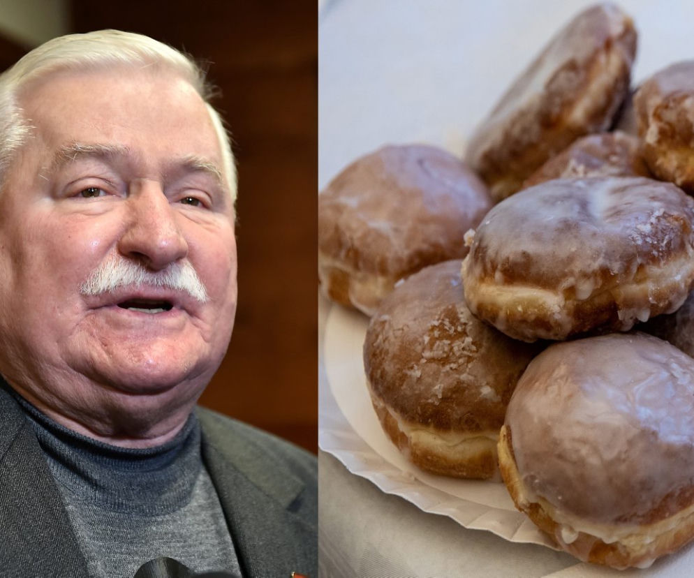 Lech Wałęsa w tłusty czwartek
