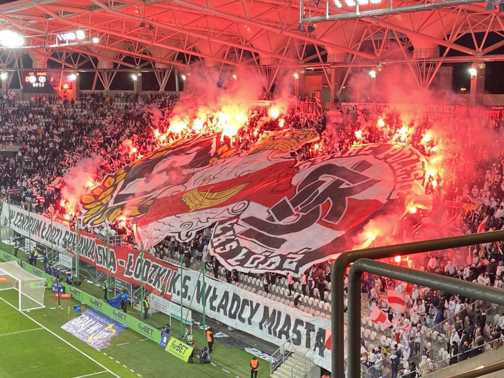 Derby Łodzi 2024. Tak bawili się kibice