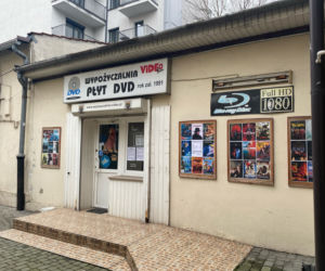 Wypożyczalnia filmów przy ulicy Kalwaryjskiej 20 w Krakowie