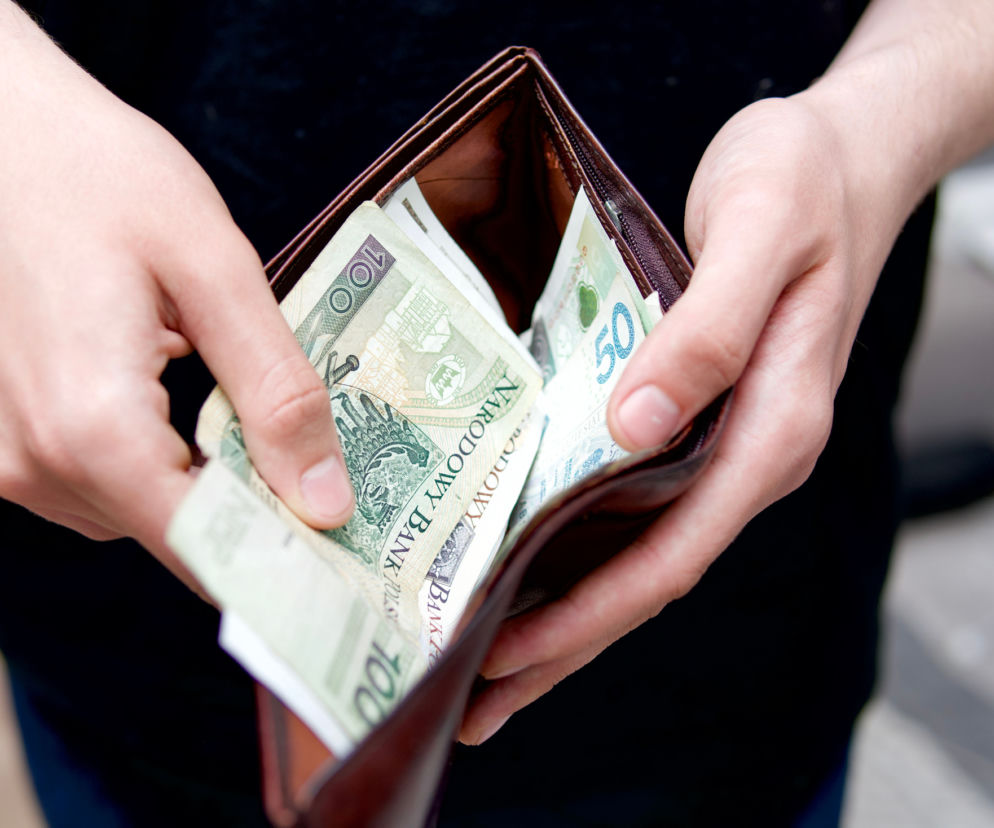 pieniądze/banknoty/złoty
