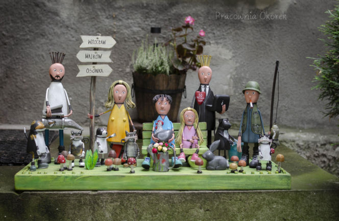 Okorek - drewniane dekoracje