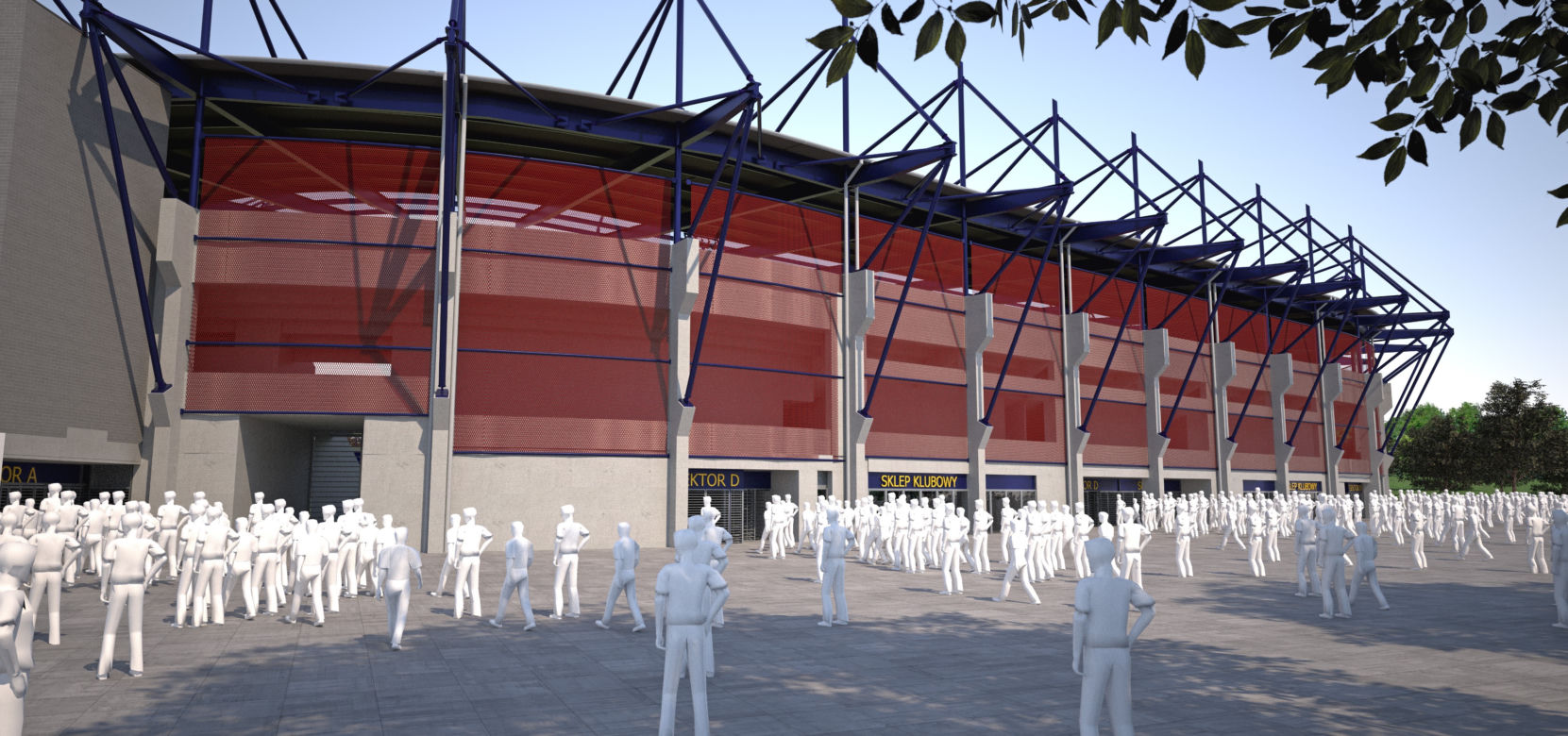 Wizualizacja nowego stadionu Pogoni Szczecin