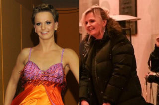 Totalnie odmieniona Otylia Jędrzejczak wyszła z balu z butami w rękach! Zdjęcia paparazzi