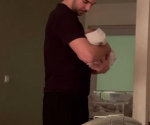 Albert Kosiński z synem