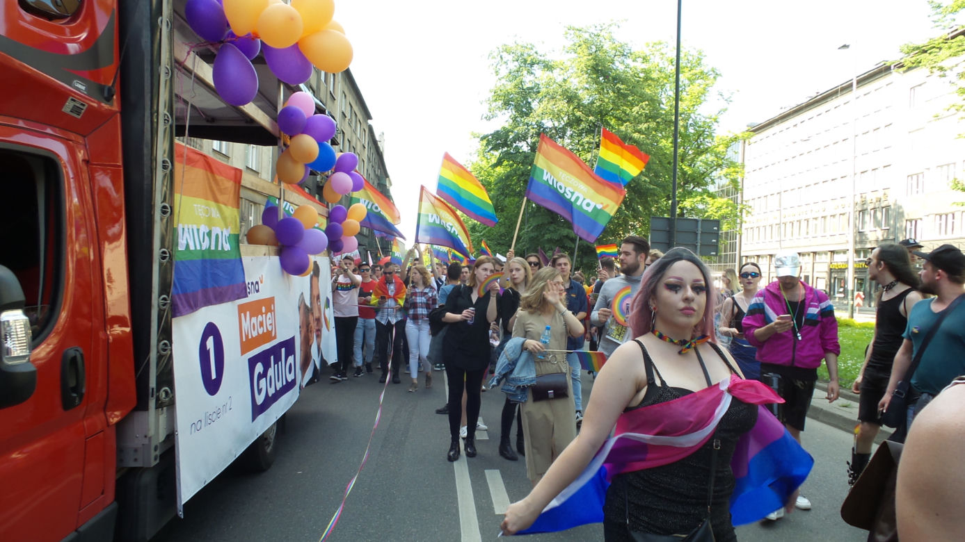 Wielki Marsz Równości przeszedł 18.05.2019 przez Kraków