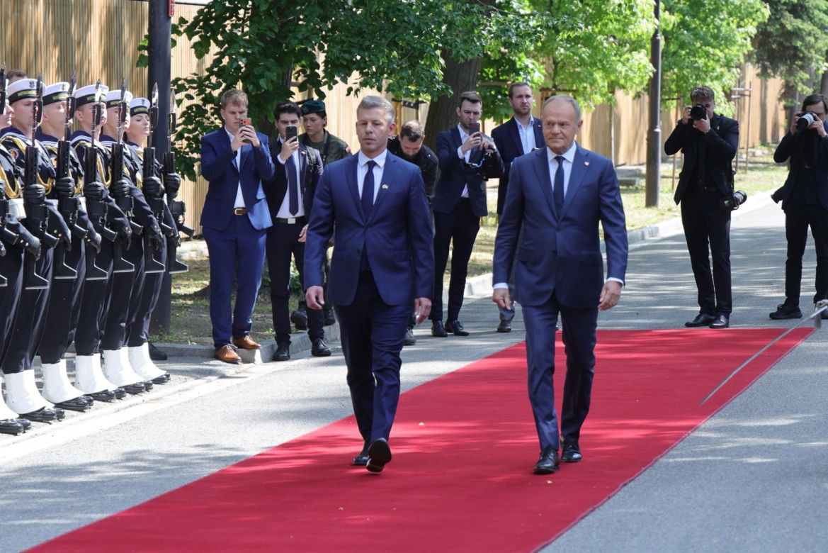 Spotkanie Donalda Tuska i Petera Magyara