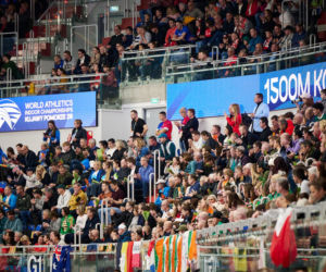 Halowe Mistrzostwa Świata w Lekkoatletyce Kujawy Pomorze 26 w Toruniu. Zdjęcia kibiców i zawodników z 1. dnia imprezy