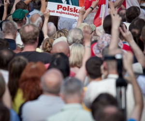  Rozróba na wiecu PiS we Wrocławiu 