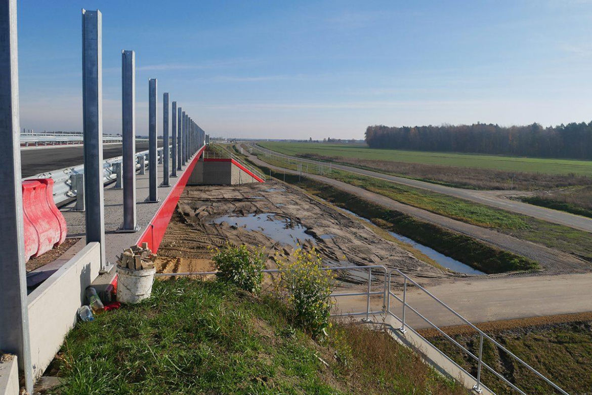 Postępy na budowie A2 Siedlce - Biała Podlaska