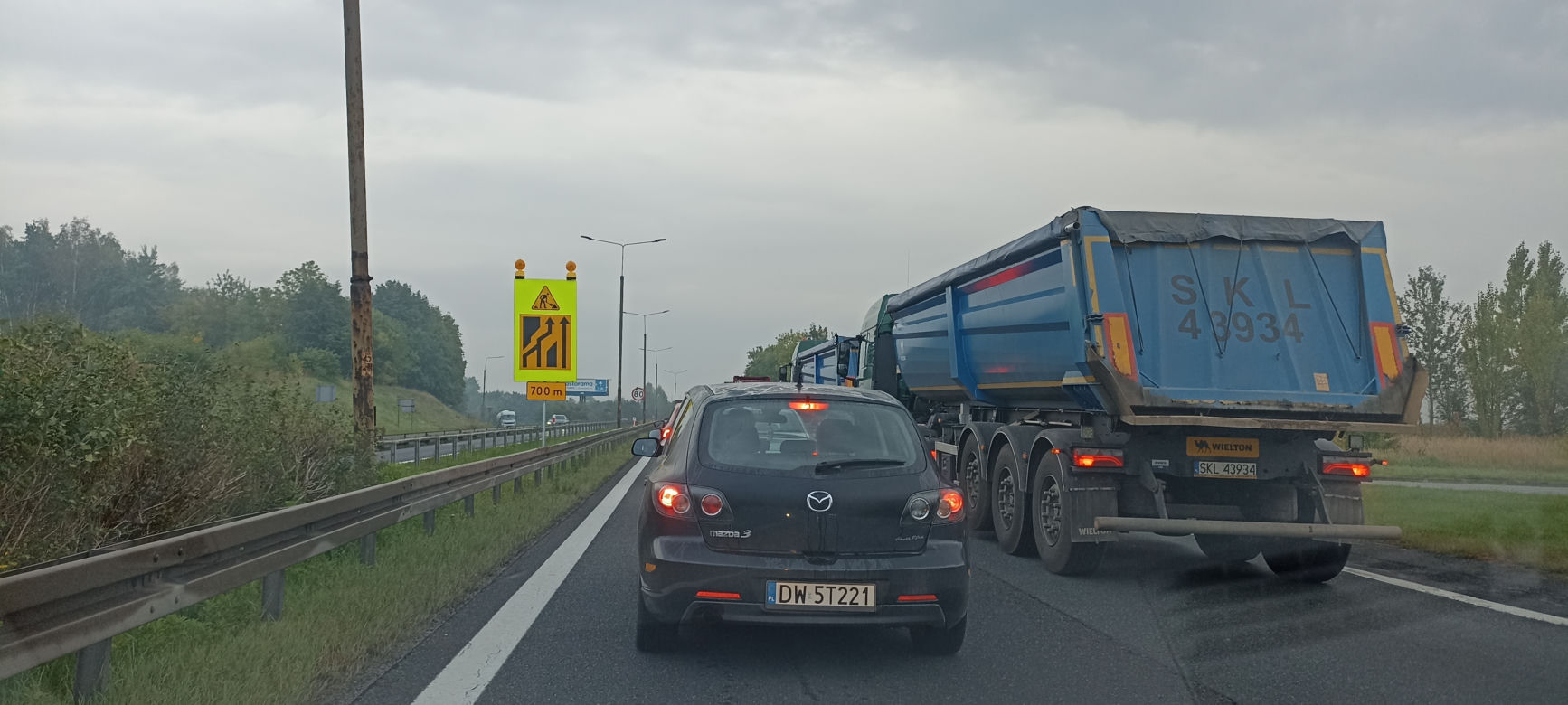 Gigantyczne korki na DK86 w Sosnowcu. Ruszył remont. Więcej niż 20 km/h nie pojedziecie!