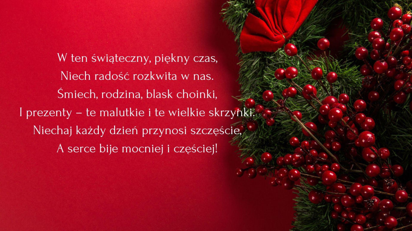 Wierszyki i życzenia na Boże Narodzenie 2024