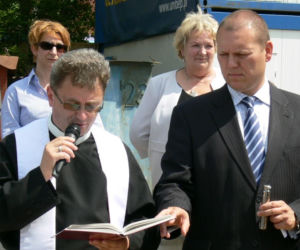 Biurowiec Unidevelopent przy Grzybowskiej. Wmurowanie kamienia węgielnego 