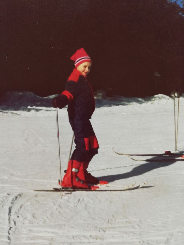 Małgorzata Opczkowska jako dziecko