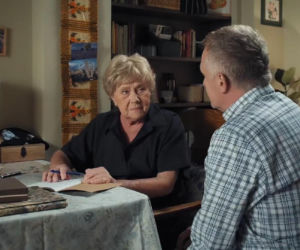 M jak miłość odc. 1916. Artur Rogowski (Robert Moskwa), Barbara (Teresa Lipowska)