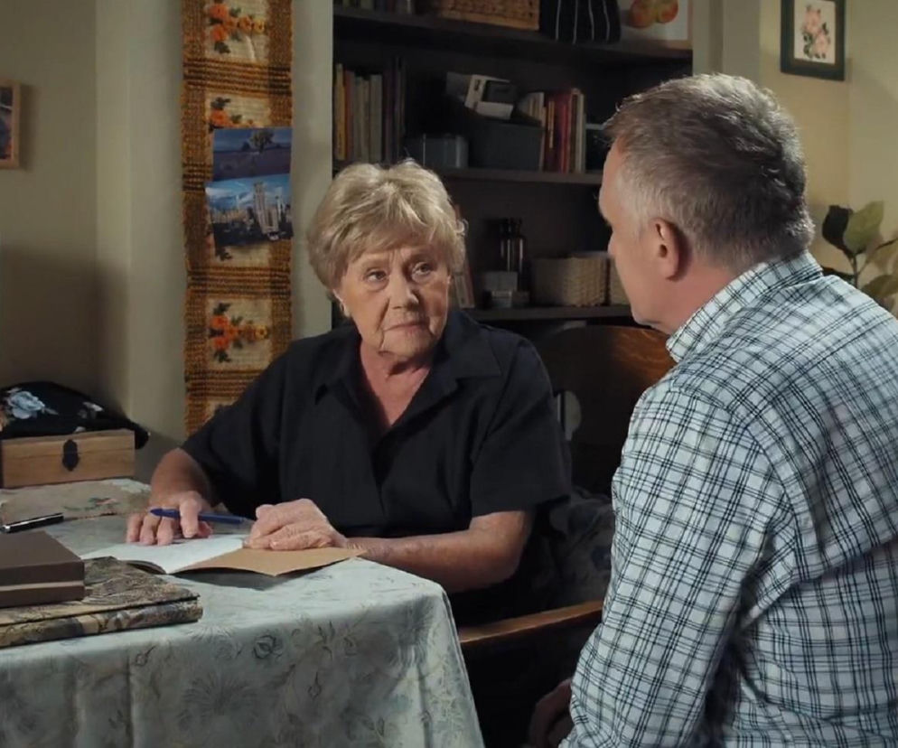 M jak miłość odc. 1916. Artur Rogowski (Robert Moskwa), Barbara (Teresa Lipowska)