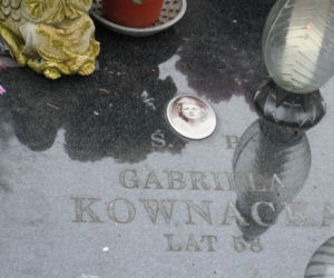 Grób Gabrieli Kownackiej na cmentarzu ewangelicko-augsburskim w Warszawie 2025
