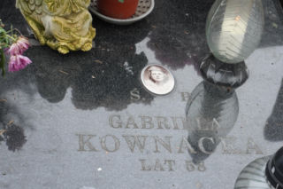 Grób Gabrieli Kownackiej na cmentarzu ewangelicko-augsburskim w Warszawie 2025