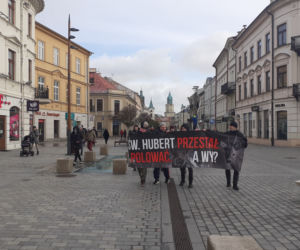 Marsz przeszedł spod lubelskiego ratusza do Polskiego Związku Łowieckiego