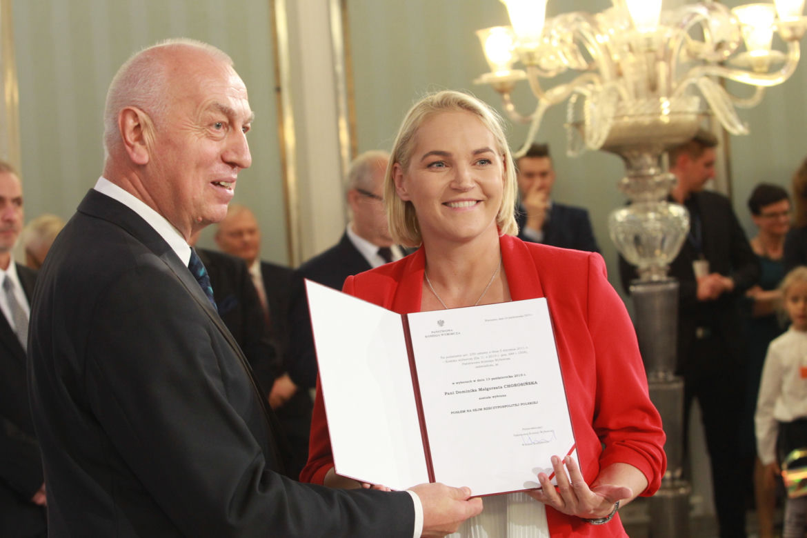 Rocznica ślubu posłanki Chorosińskiej z aktorem 