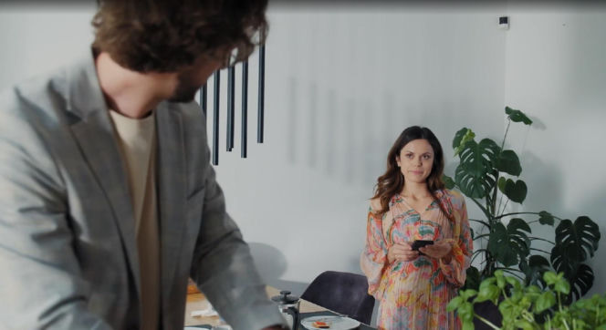 M jak miłość odc. 1896. Kasia (Paulina Lasota), Mariusz (Mateusz Mosiewicz)