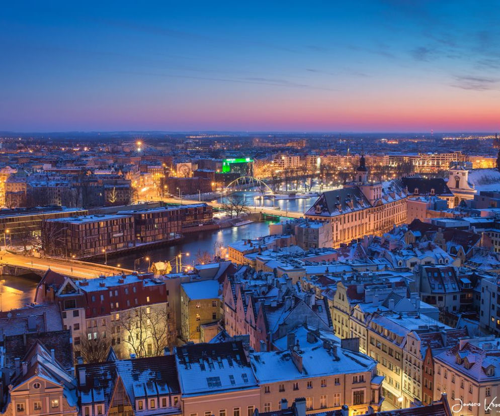 We Wrocławiu ciągle utrzymuje się śnieg