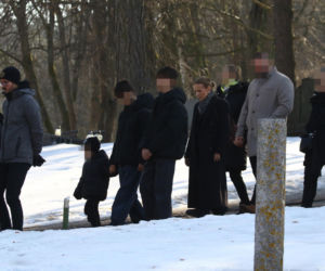 Pogrzeb Mirosława Krawczyka w Gdańsku: Aneta Zając i Mikołaj Krawczyk